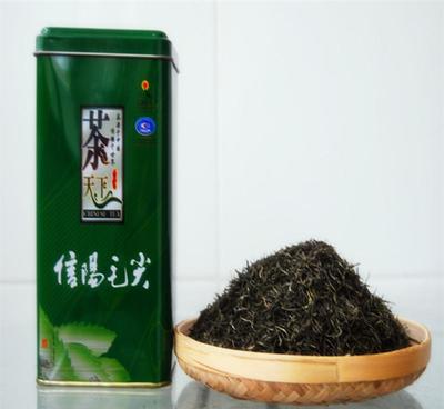 绿茶批发,2015年信阳毛尖春尾茶,250g铁盒装,产地货源